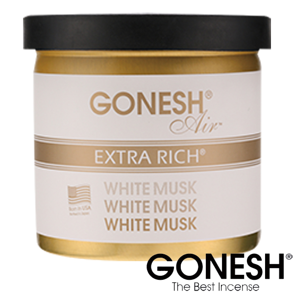 美國 GONESH 白麝香 WHITE MUSK 空氣 芳香膠 芳香罐 (固體) 化學原宿
