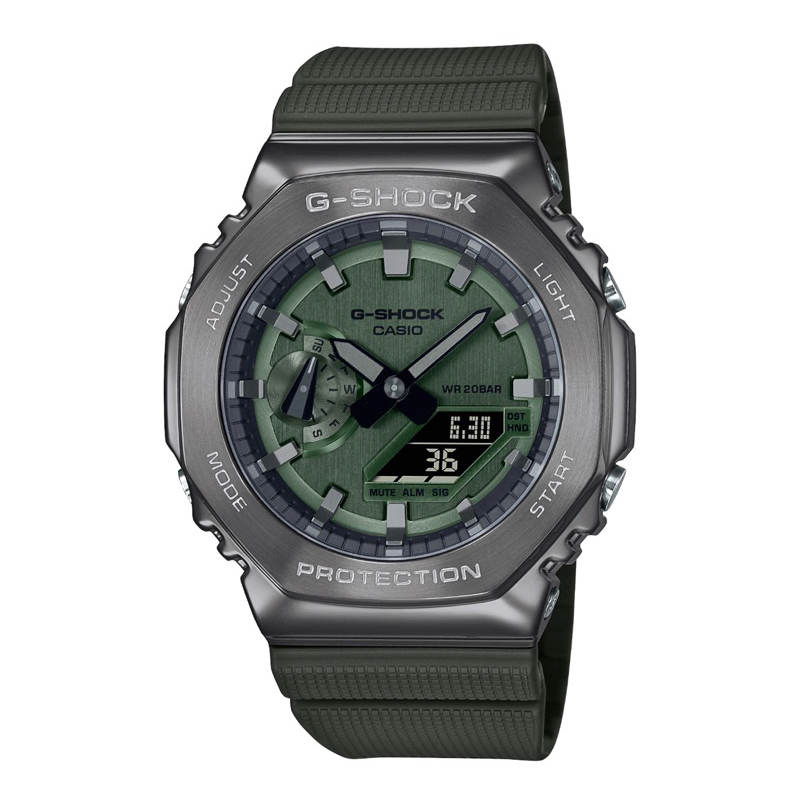 CASIO 卡西歐八角金屬原創經典G-SHOCK系列GM-2100B-3A