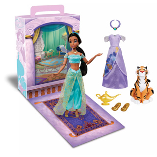 預購🚀美國正貨🚀 美國迪士尼 Jasmine 阿拉丁 茉莉公主 娃娃 盒裝玩具 扮家家酒 公仔 禮盒 可變裝娃娃