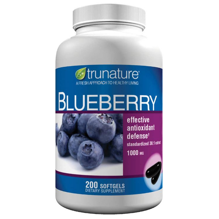 代購🌟美國空運原裝，藍莓萃取物⭐trunature1000mg200顆🔥Nutricost有機藍莓粉👍Nutricost