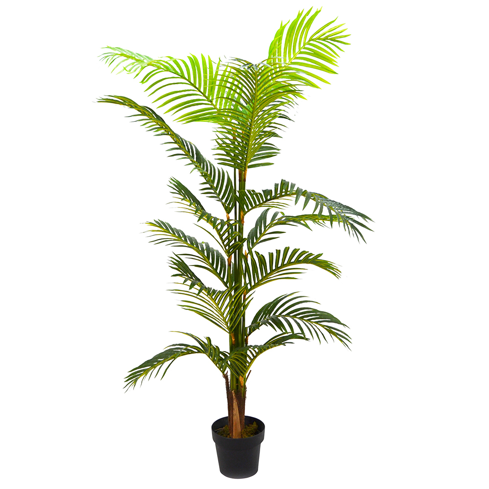【YU Living】仿真棕櫚樹綠色植物裝飾盆栽 人造綠植盆栽 (180CM,綠色) [折扣碼現折]