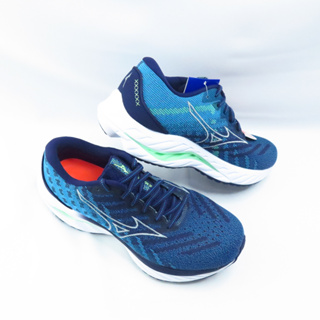 Mizuno WAVE INSPIRE 19 SSW 男慢跑鞋 4E楦 J1GC232254 藍