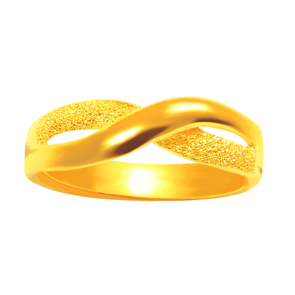 【元大珠寶】『無限好運』黃金戒指 活動戒圍-純金9999國家標準2-0078
