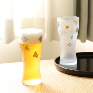 【日本ADERIA】雪兔/花火金魚/波千鳥對杯2入禮盒組310ml-共3款《拾光玻璃》玻璃杯 水杯飲料
