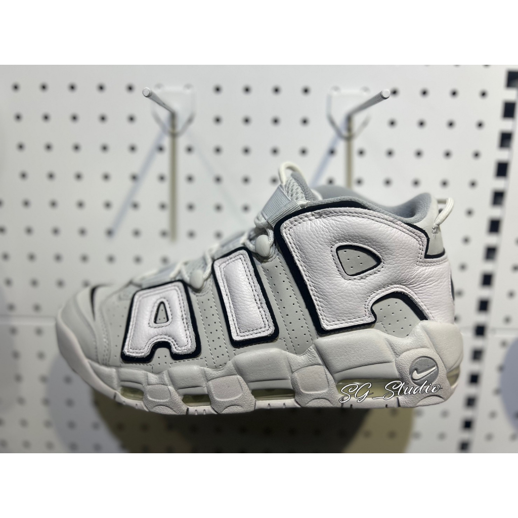 S.G NIKE AIR MORE UPTEMPO FB3021-001 灰白 大AIR 氣墊 男女鞋