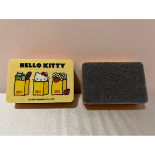 生活百貨 御衣坊 三麗鷗 HELLO KITTY 菜瓜布 萬用菜瓜布 嫩黃款 清潔用品 生活用品 海棉 泡棉 洗碗