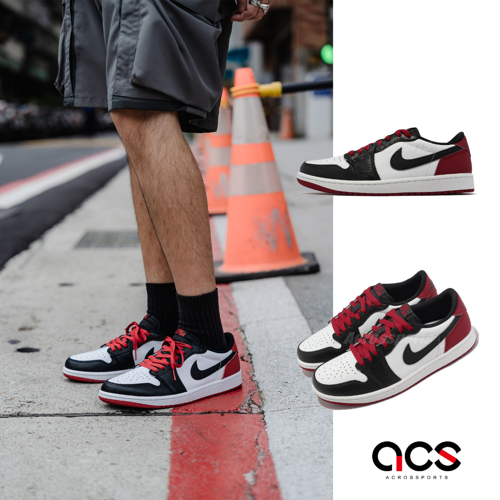 Nike Air Jordan 1 Retro Low OG Black Toe 黑頭 女鞋 大童 CZ0858-106