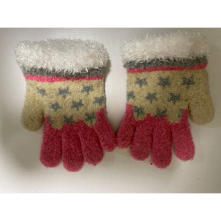 兒童－女生毛料保暖手套