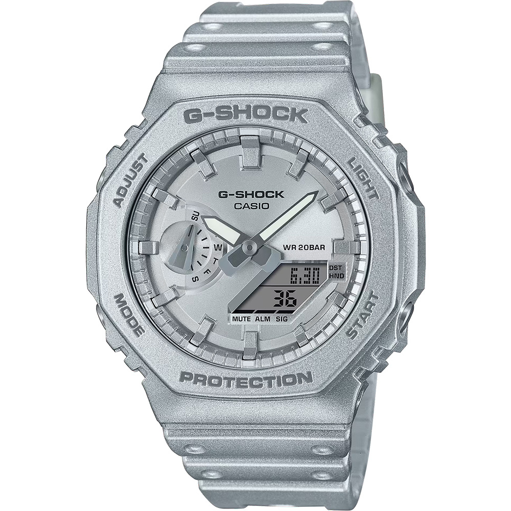 CASIO 卡西歐 G-SHOCK 科幻未來金屬色手錶 GA-2100FF-8A