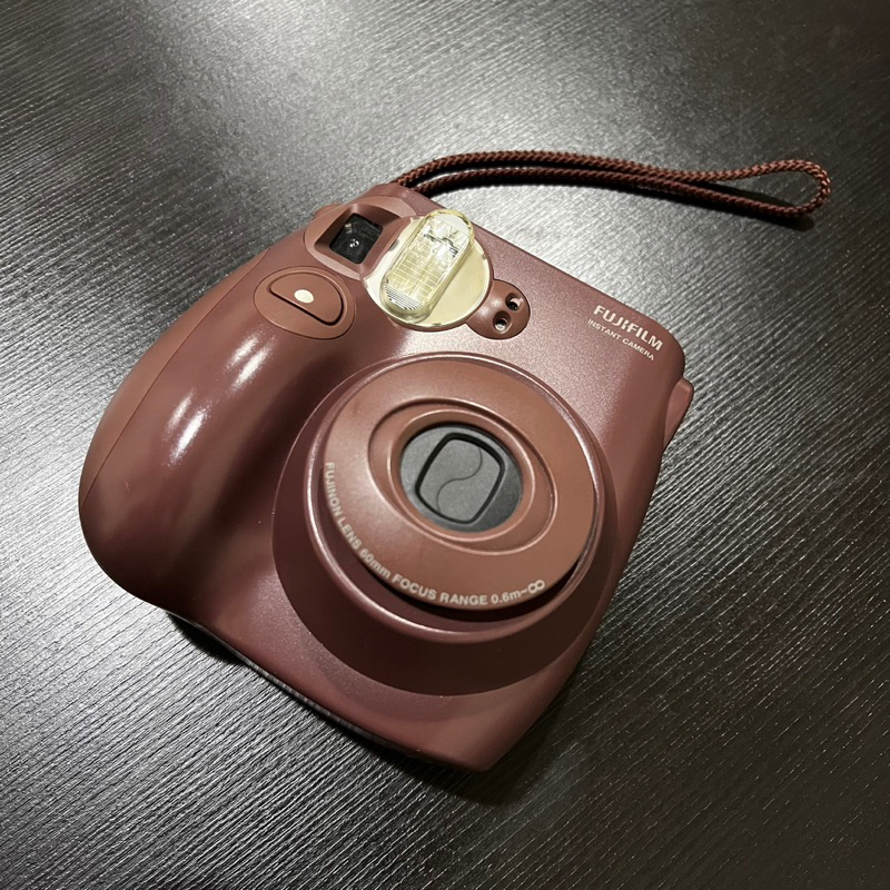 [免運]富士 拍立得 Fujifilm instax mini 7S 咖啡色 朱古力色  即影即有 二手