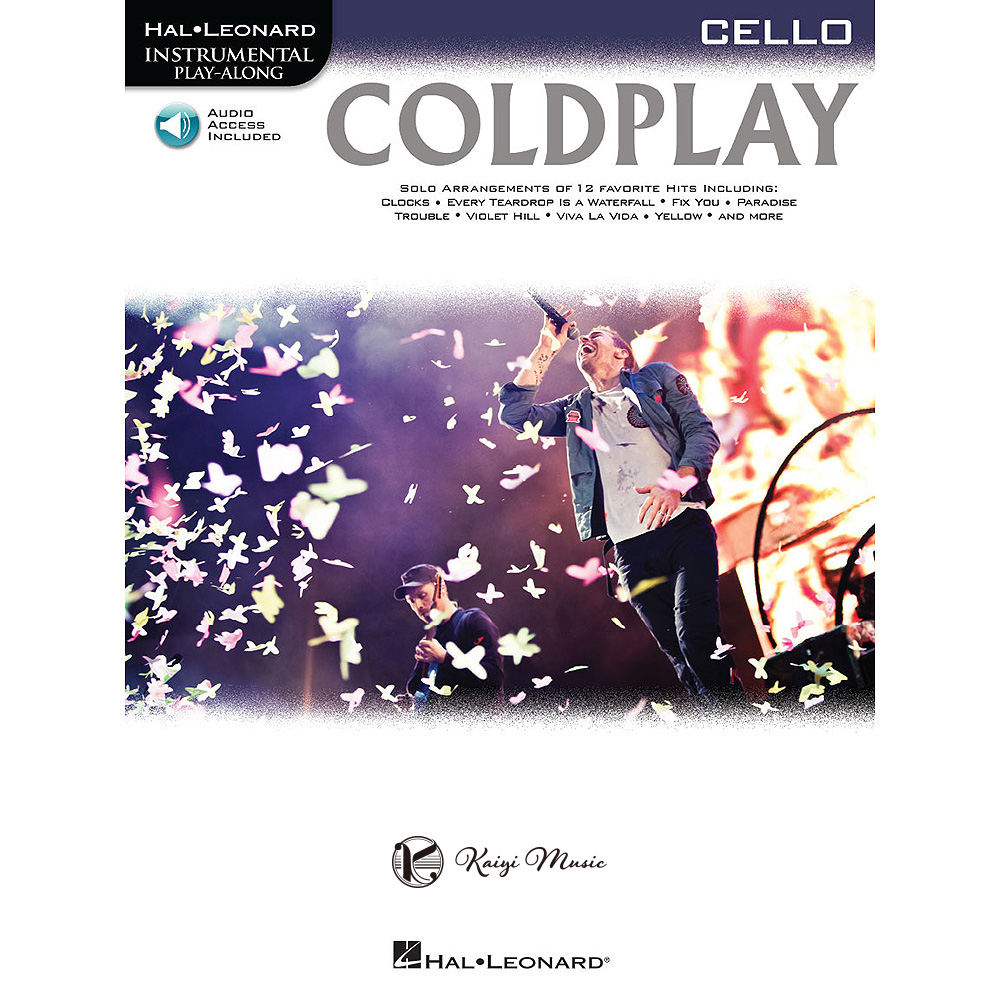 【凱翊︱HL】 酷玩樂團 大提琴樂譜 附線上音訊檔 Coldplay for Cello Book &amp; Online A