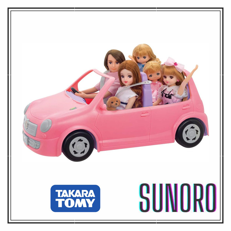 日本直送 TAKARA TOMY Licca 莉卡娃娃 家庭汽車 裝扮娃娃 玩具 LF-04 人偶和寵物另售