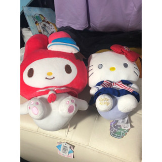 凱蒂貓娃娃 玩偶 布偶 絨毛娃娃 8吋坐姿凱蒂貓公仔系列 美樂蒂 海軍款 12吋 正版授權 標籤未拆 近全新 二手