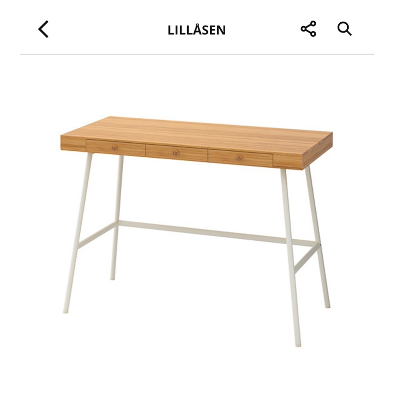 IKEA LILLÄSEN 宜家書桌/工作桌/邊櫃/梳妝台 租屋傢俱 新生傢俱