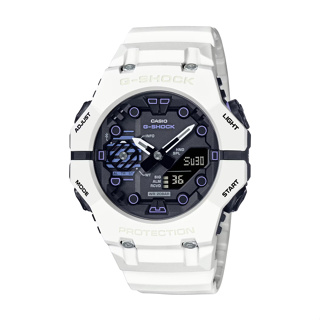 【CASIO G-SHOCK】未來科技感藍牙雙顯休閒運動腕錶-經典白/GA-B001SF-7A/台灣總代理公司貨享一年保
