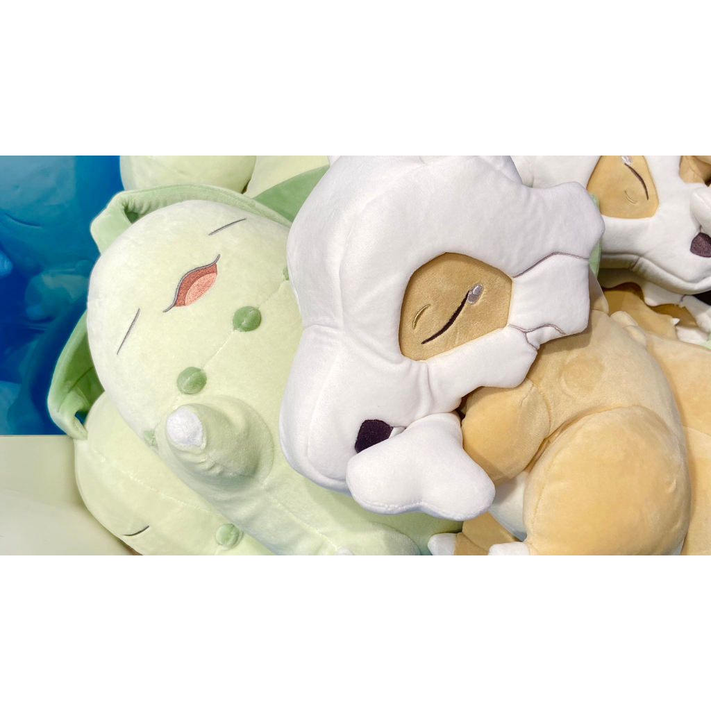【訊地ノ心】寶可夢中心● Pokémon Sleep ● 菊草葉、可拉可拉、呆呆獸、皮卡丘 睡覺布偶