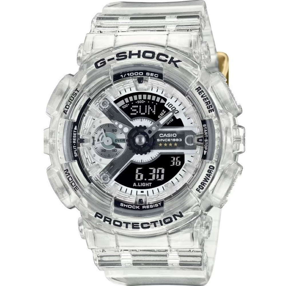 【CASIO】卡西歐 G-SHOCK 40周年Clear Remix系列 限量版 GMA-S114RX-7A