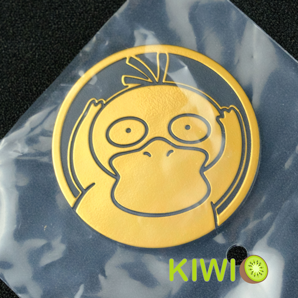 KIWI 🥝 PTCG 日版 寶可夢中心 硬幣扭蛋 第三彈 可達鴨 硬幣