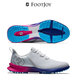 ⭐2023 FootJoy Fuel Sport 男鞋(無釘) #55455 ,白/粉/藍 無釘鞋