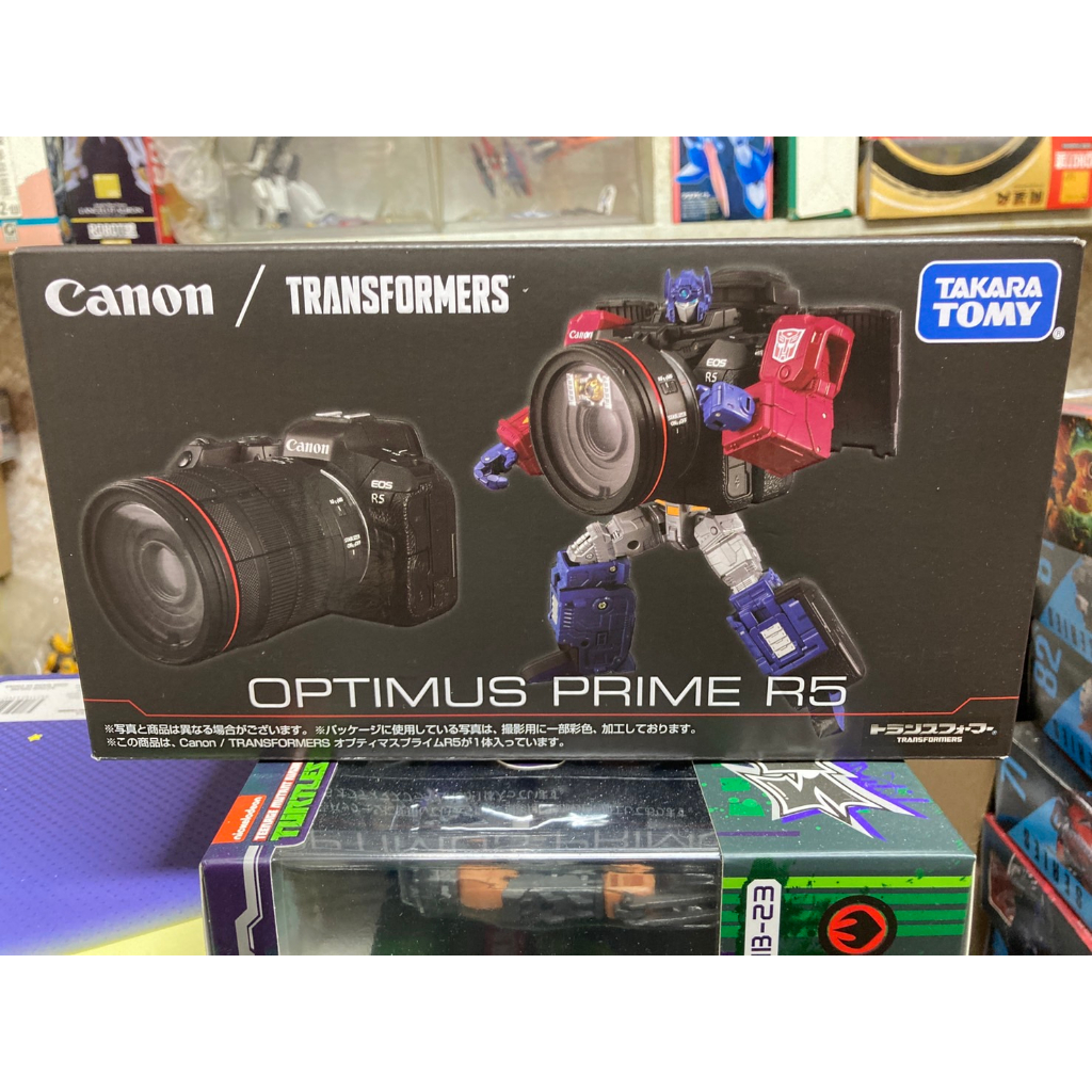 全新現貨 變形金剛 takara tomy 日版 聯名款 Canon EOS R5 柯博文 照相機