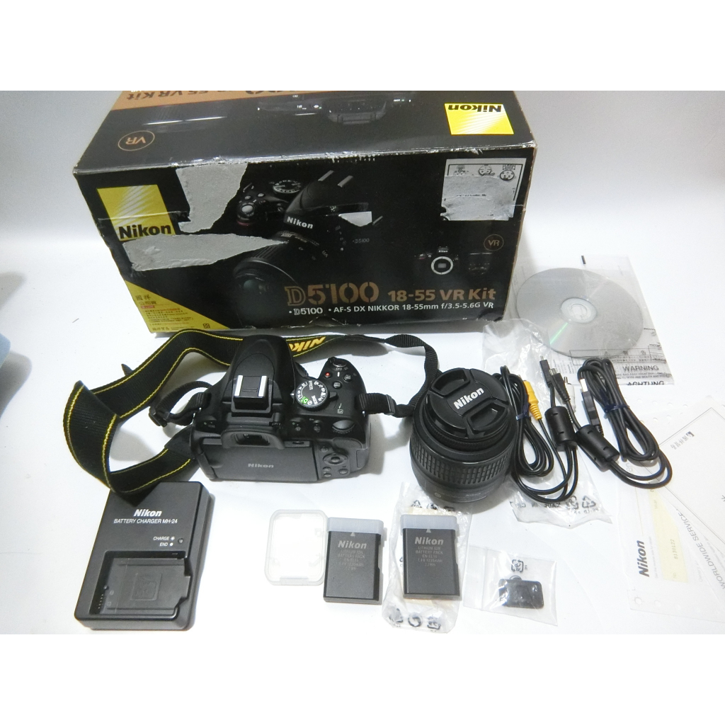 (u) 二手況新 NIKON D5100 單眼數位相機/ 故障零件機