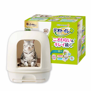 🔥嘟比寵物🔥日本Unicharm嬌聯 全罩式雙層 屋頂型雙層貓砂盆