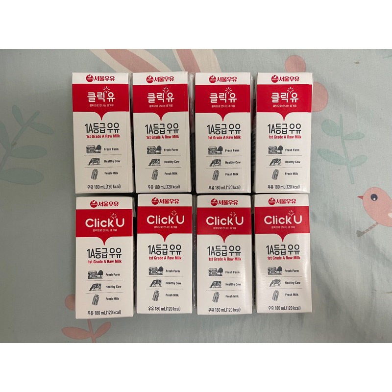 【韓國代購】蝦皮最低價❗️Seoul Milk 首爾牛奶 1A級牛奶 Click U