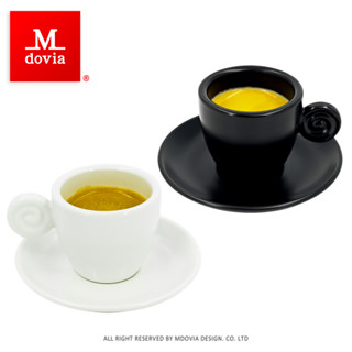 Mdovia 咖啡杯 黑白對杯 2入 現貨