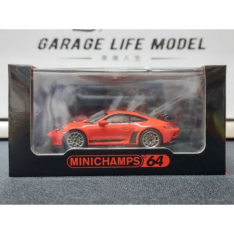 車庫人生 1:64 1/64 MINICHAMPS PORSCHE 911 (992) GT3 共六色可選 模型車