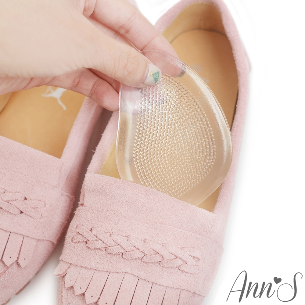 Ann’S軟Q矽膠透明半墊-鞋子大半號專用