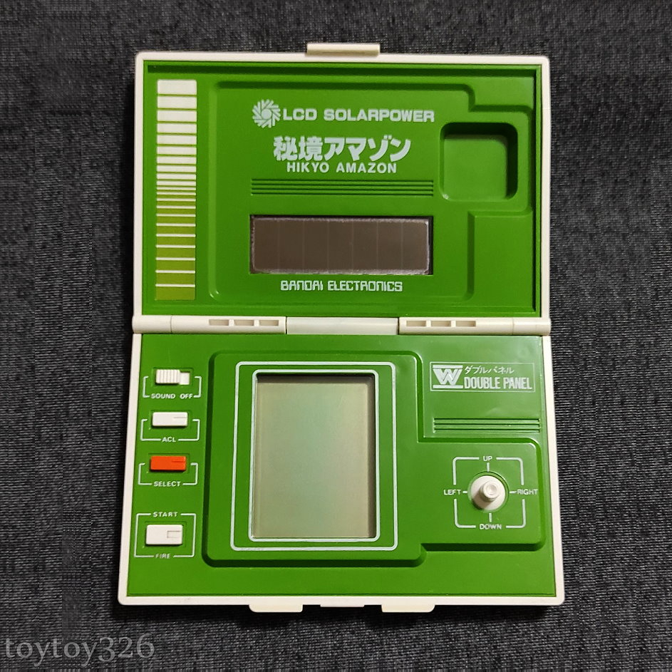 萬代 BANDAI 亞馬遜秘境 太陽能掌上型遊戲機 早期懷舊復古電玩 1982年 日本製 Game&amp;Watch
