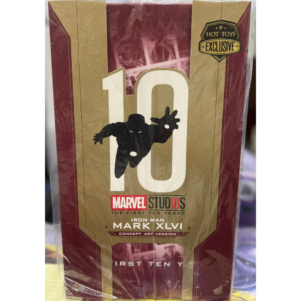 Hot Toys - MMS489D25 - Marvel Studios 十週年【鋼鐵人馬克46 (概念藝術版)】