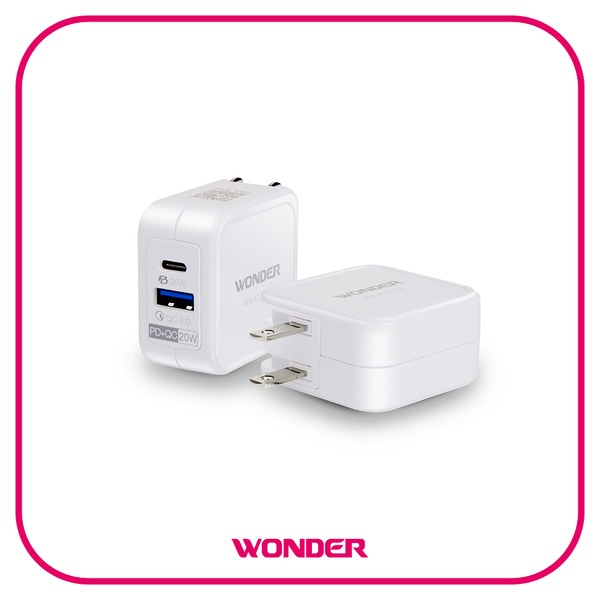 Wonder旺德 PD 20W QC 3.0極速充電器 WA-A12TS2 台灣公司貨