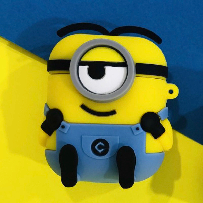 正版 Minion 小小兵 AirPods 1 2 代 保護套