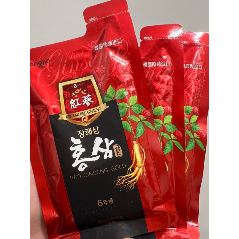 韓國熊津紅蔘飲 70ml｜紅蔘