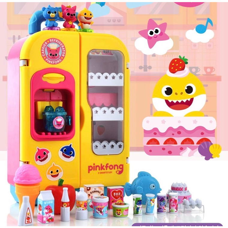 韓國 預購 碰碰狐 Pinkfong Baby shark  鯊魚寶寶 家家酒 冰箱玩具 玩具 生日禮物 音樂玩具 冰箱