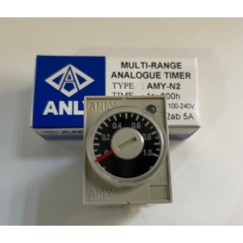 ANLY安良- 多段限時繼電器 AMY-N2 電壓AC/DC100-240V / AC/DC12-24V 1S-600H