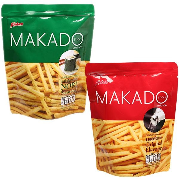 MAKADO 麥卡多薯條(27g) 鹽味/海苔【小三美日】D411093 零食