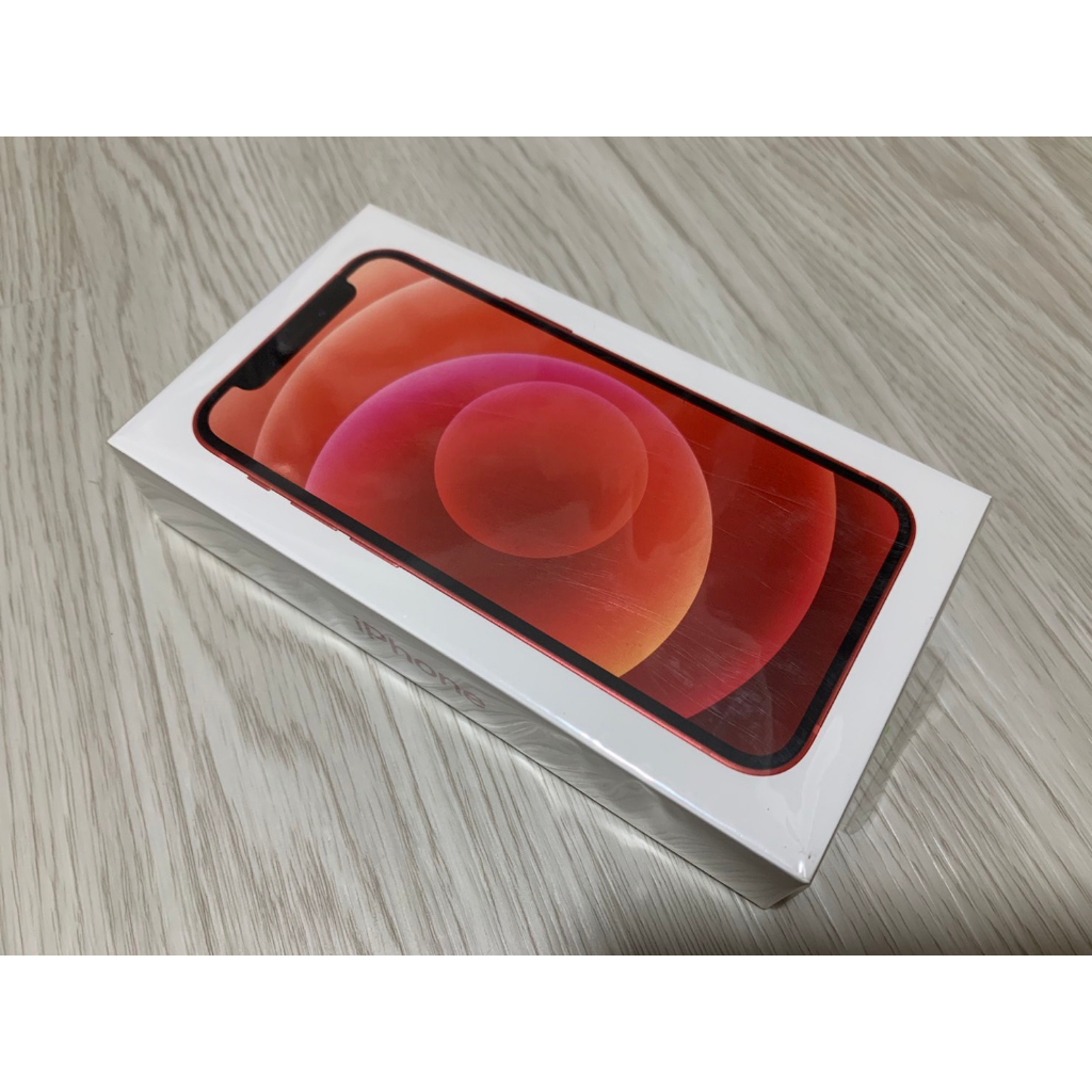【J30 】台版 台灣公司貨 全新未拆 台哥大保固一年 APPLE iPhone 12 mini 64G i12 紅色