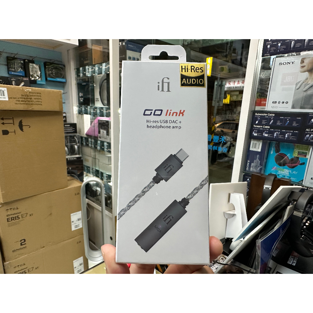 禾豐音響 iFi Audio GO link 隨身DAC / 耳機擴大機 USB Typc-C 小尾巴 轉接線