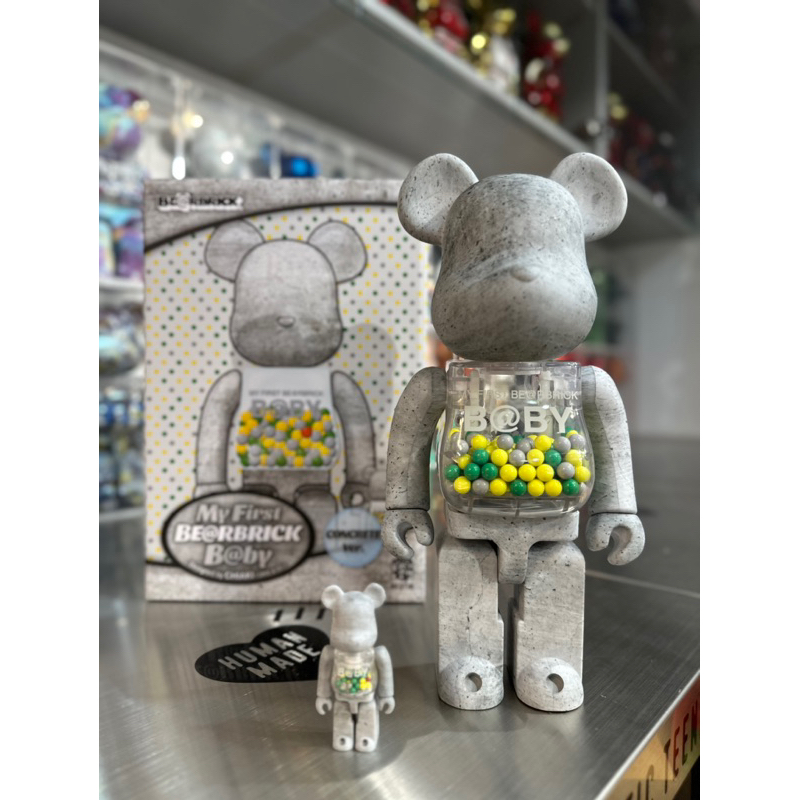 BE@RBRICK 庫柏力克熊 bearbrick  清水模 千秋 MY FIRST BABY 400%+100%