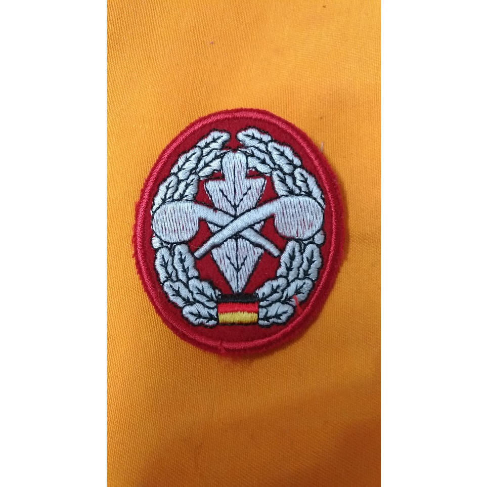 德軍ABC核生化防護部隊貝雷帽徽(公發品/布製)