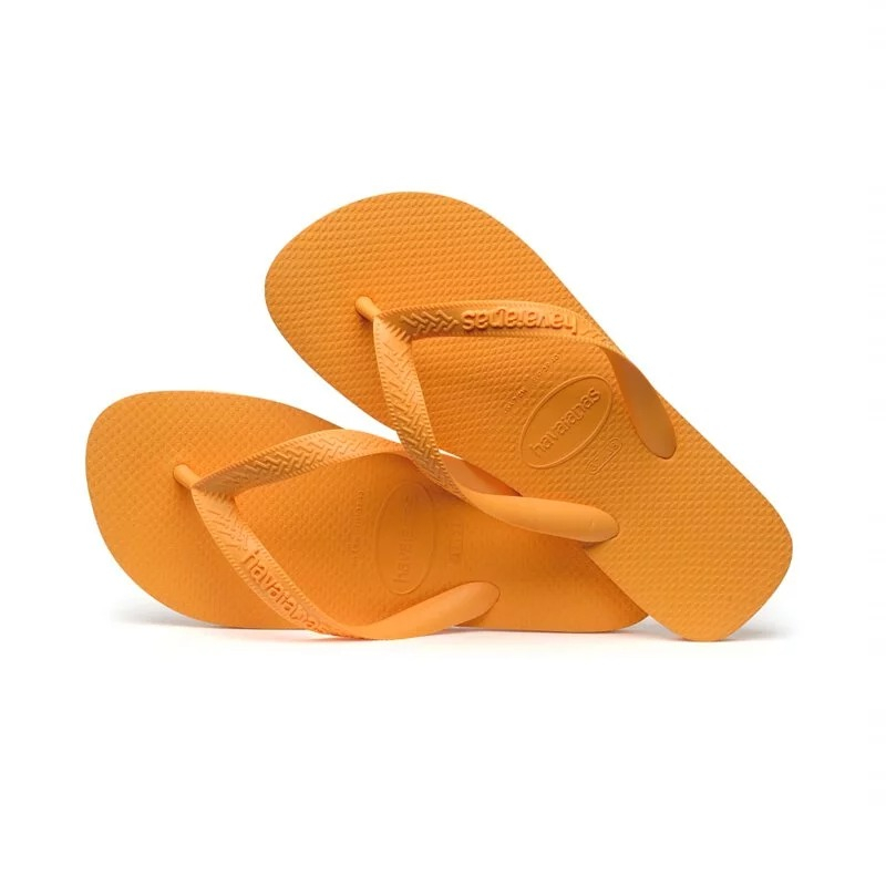 Havaianas 哈瓦仕 拖鞋 夾腳拖 基本素色款 巴西 橘黃 男女 4000029-6362U