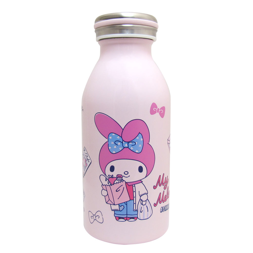 PINKHOLIC 美樂蒂真空不鏽鋼保溫保冷瓶350ml / 水瓶 / 保溫瓶 KF-5335MM