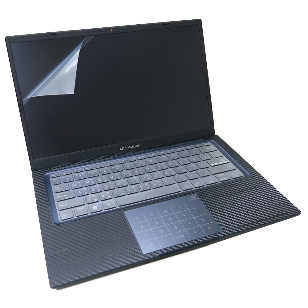 【Ezstick】ASUS VivoBook 14 X1404 X1404ZA 靜電式 螢幕貼 (可選鏡面或霧面)