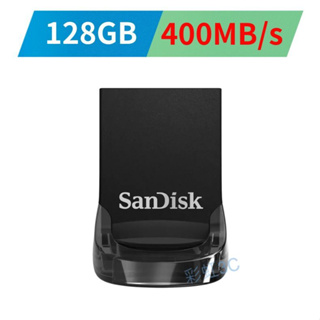 SanDisk Ultra Fit 128G USB 3.2 高速隨身碟/公司貨 (CZ430) 新規400MB/s