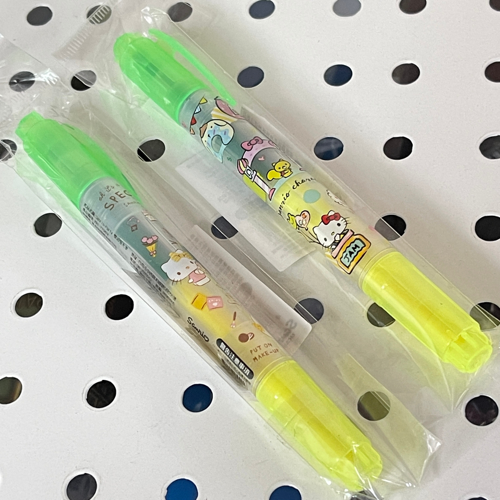 [知日文具精品][台灣現貨] 三麗鷗Hello Kitty 美樂蒂 布丁狗大集合雙頭螢光筆