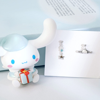 STORY故事銀-Small Gift for U系列-Cinnamoroll 大耳狗喜拿禮物純銀耳環