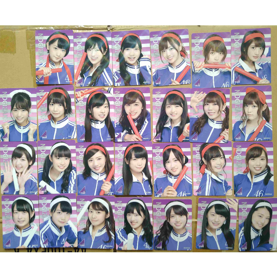 乃木坂46 小卡  西野七瀨 松村沙友理 白石麻衣 生田繪梨花 橋本奈奈未 整圖27張一起