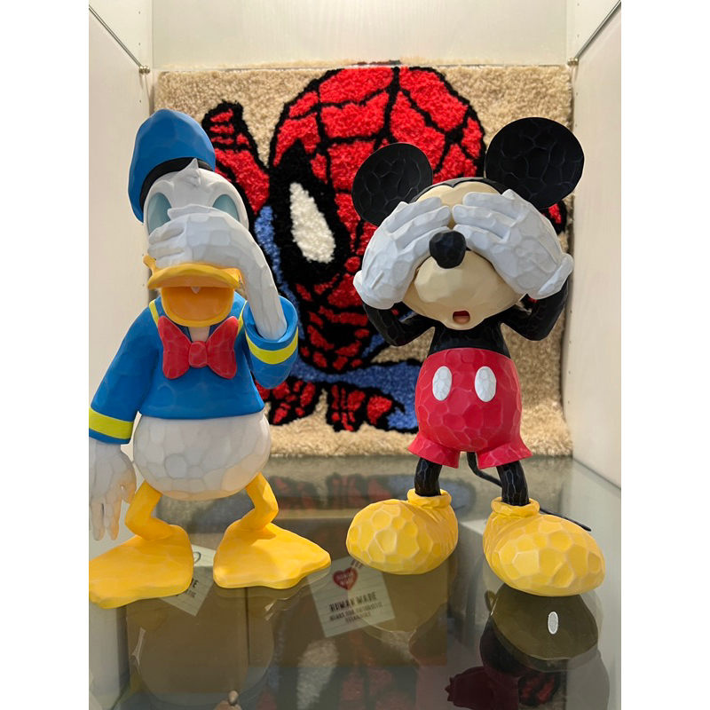 現貨MGL TOYS X POP SUNDAY X DISNEY 寶麗石 木雕風唐老鴨 木雕風米奇